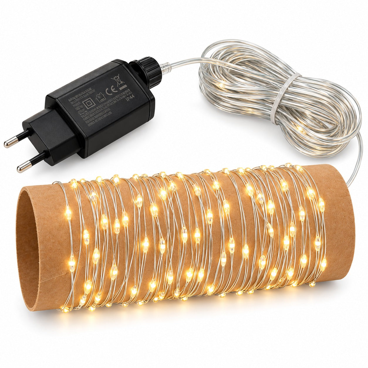 Noël Angel Hair 120 Micro LED Christmas Lights – Warm White, 6 m Description